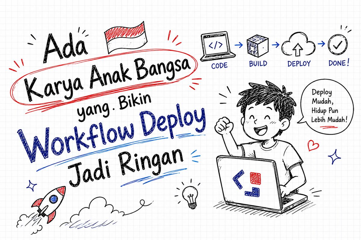 Ada Karya Anak Bangsa yang Bikin Workflow Deploy Jadi Ringan