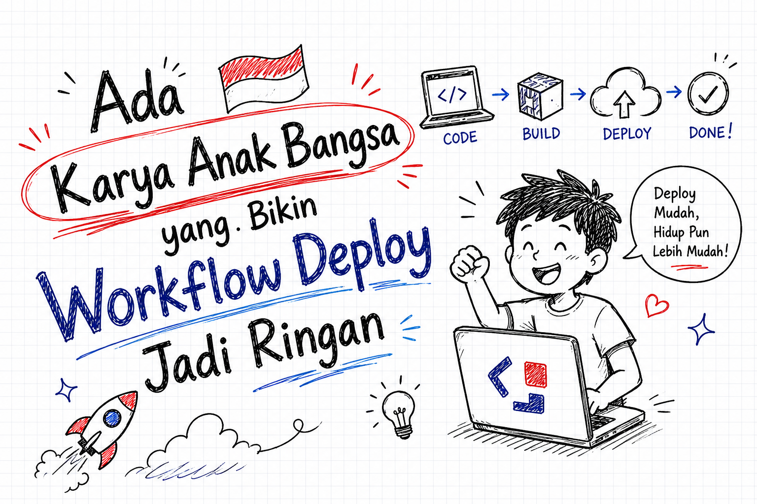 Ada Karya Anak Bangsa yang Bikin Workflow Deploy Jadi Ringan