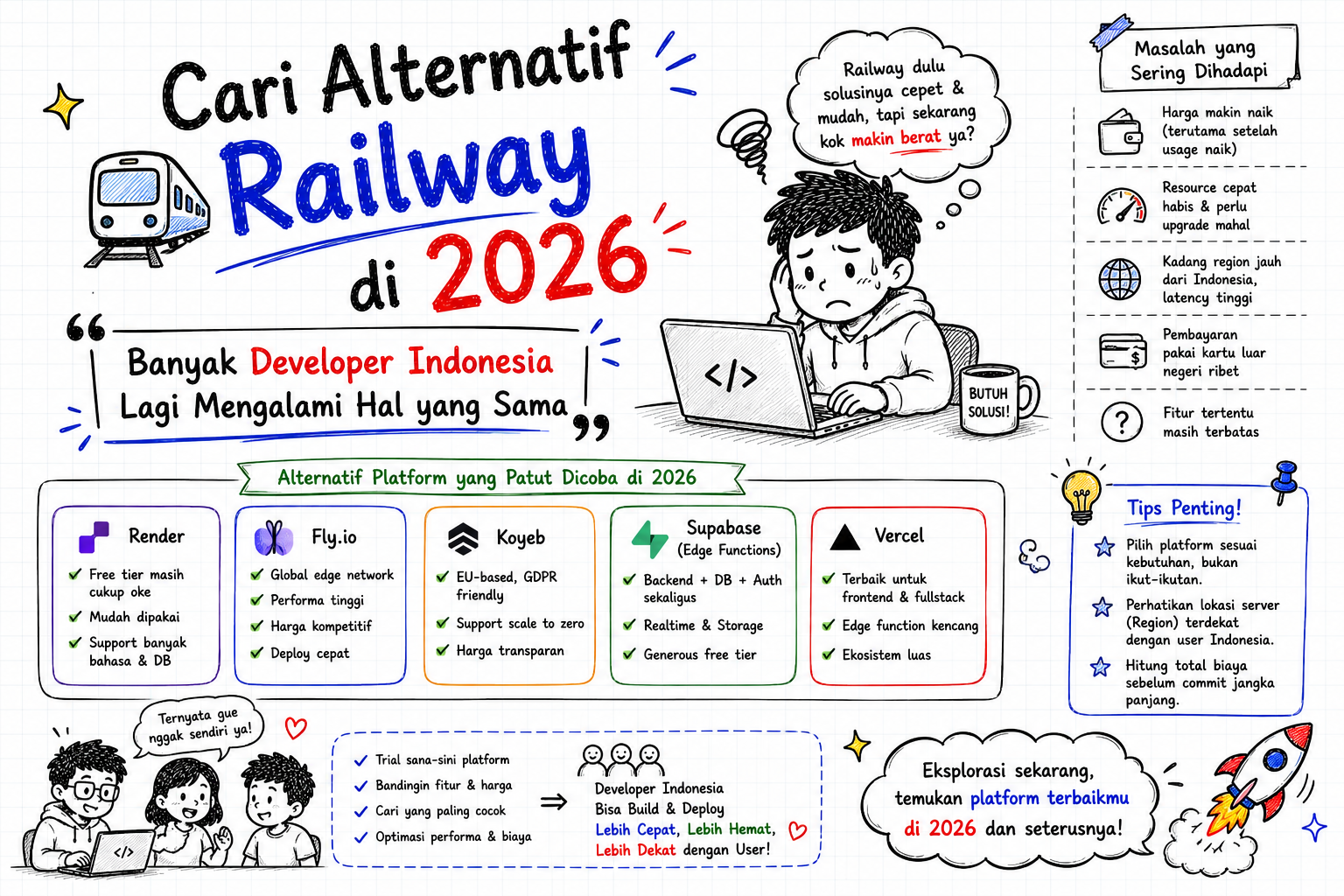 Cari Alternatif Railway di 2026? Banyak Developer Indonesia Lagi