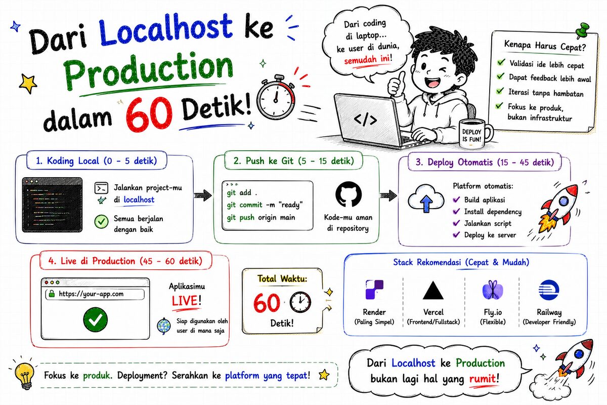 Dari “Localhost” ke “Production” dalam 60 Detik
