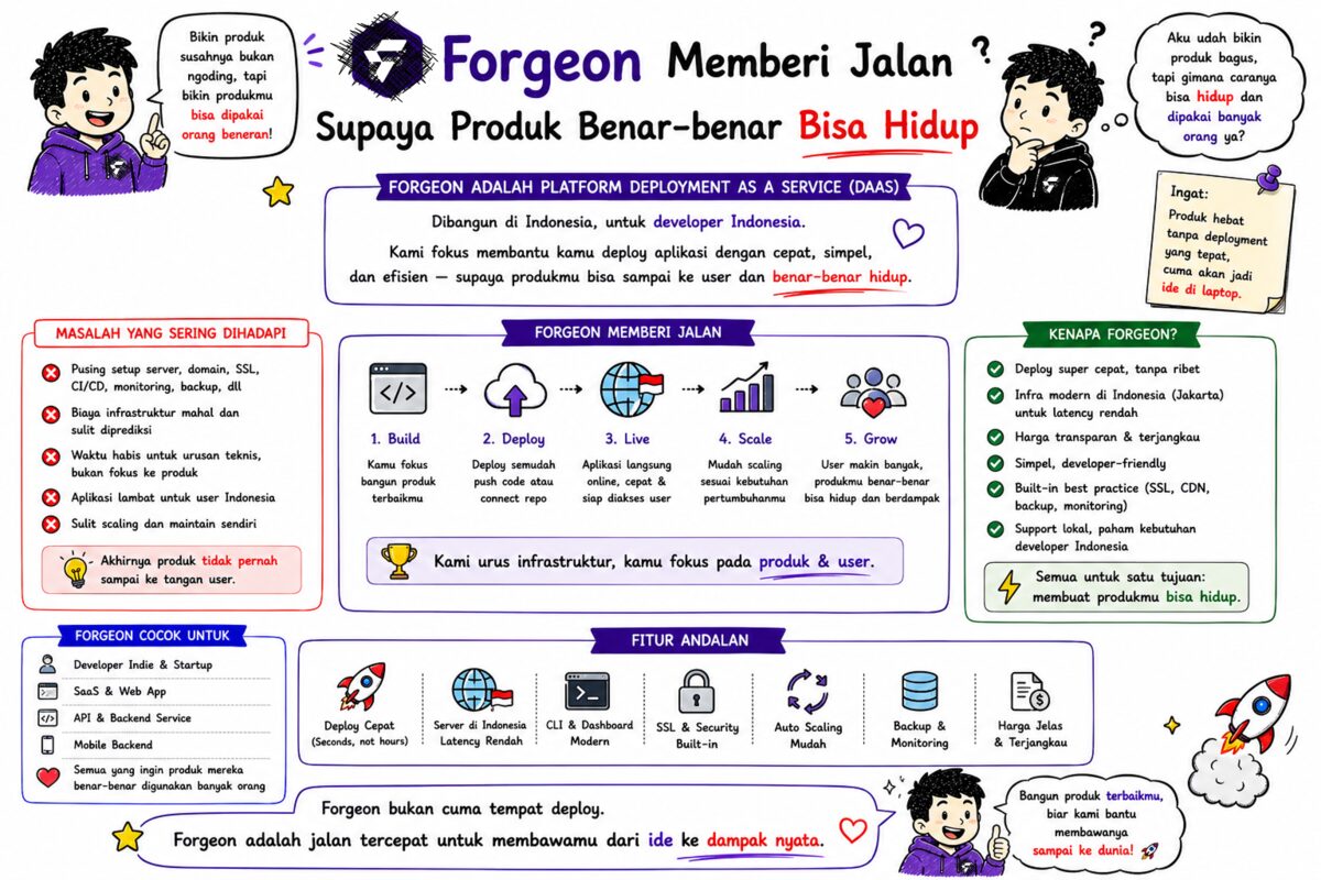 Forgeon Memberi Jalan Supaya Produk Benar-Benar Bisa Hidup?