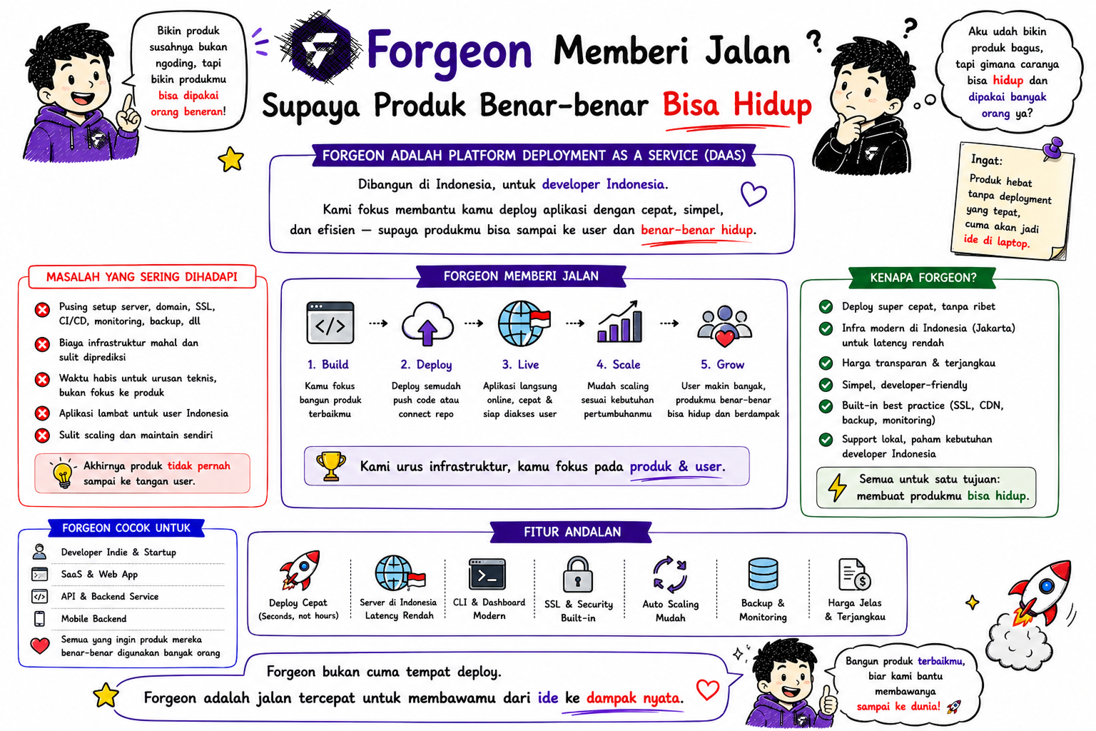 Forgeon Memberi Jalan Supaya Produk Benar-Benar Bisa Hidup?