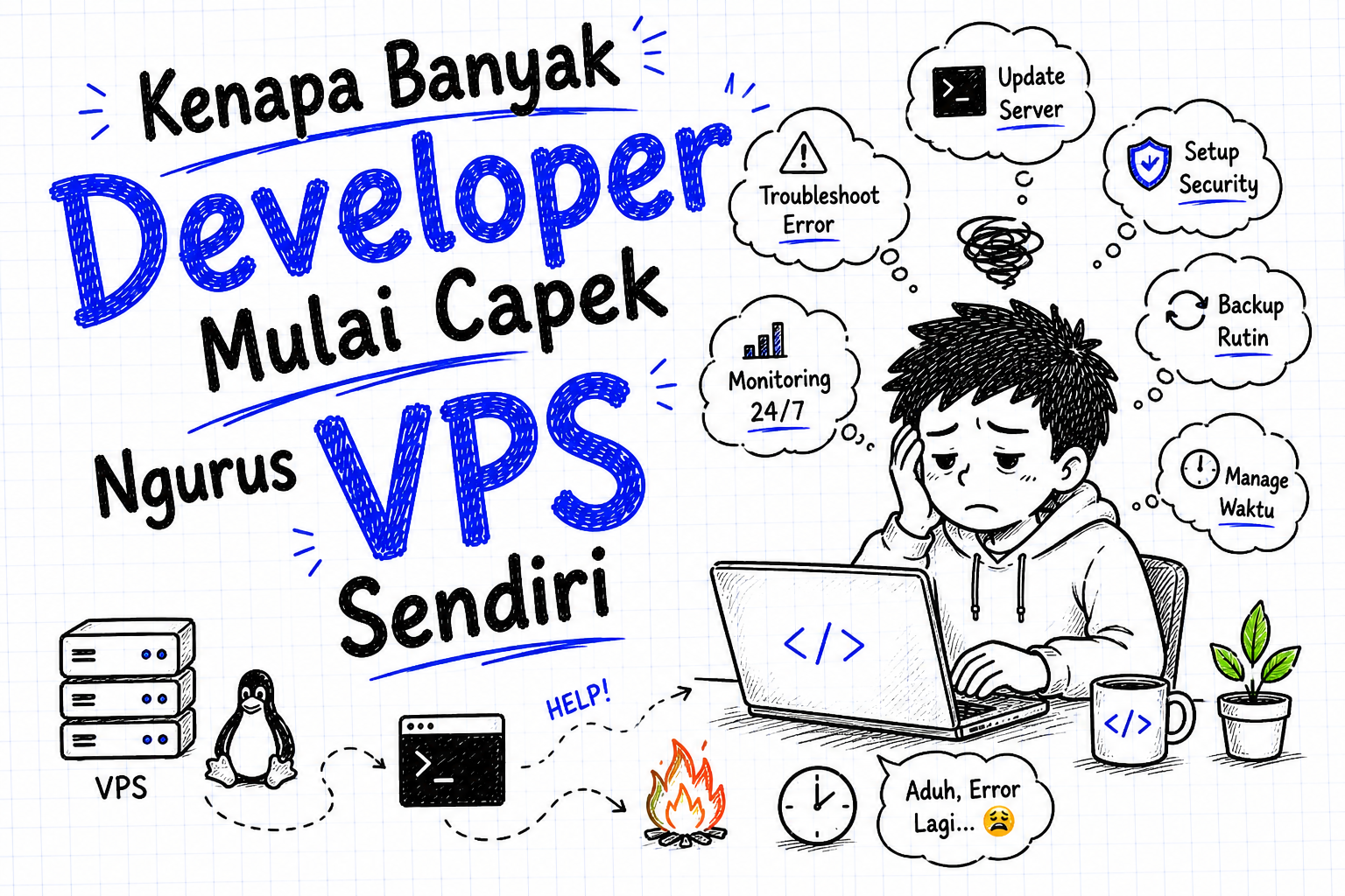 Kenapa Banyak Developer Mulai Capek Ngurus VPS Sendiri