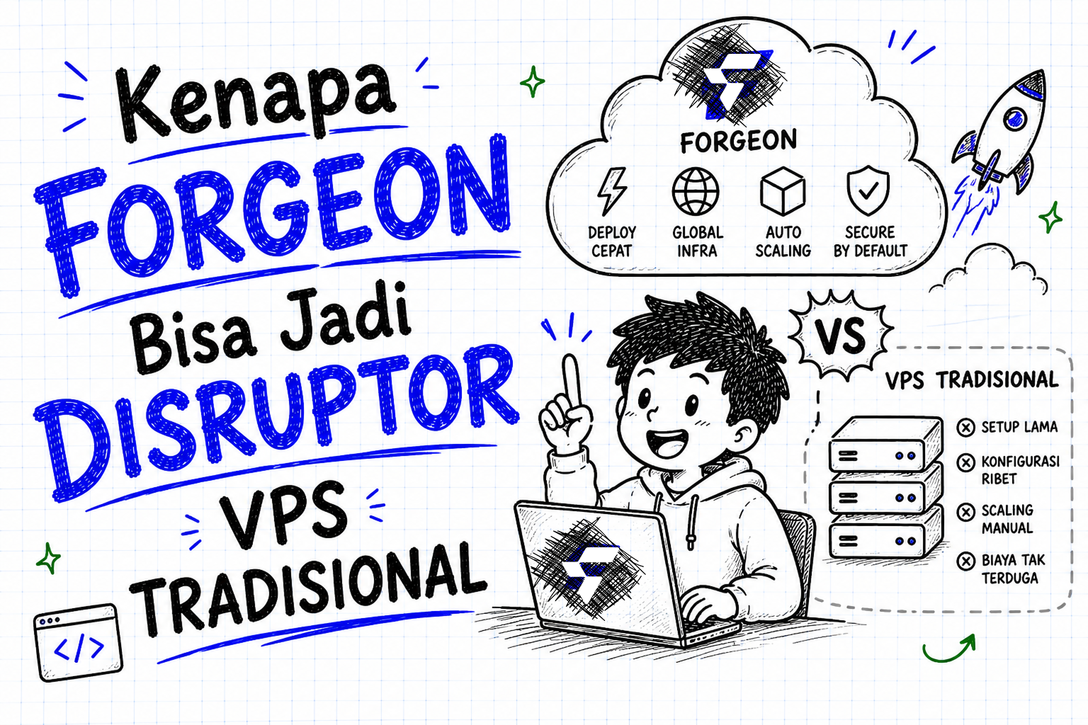 Kenapa Forgeon Bisa Jadi Disruptor VPS Tradisional