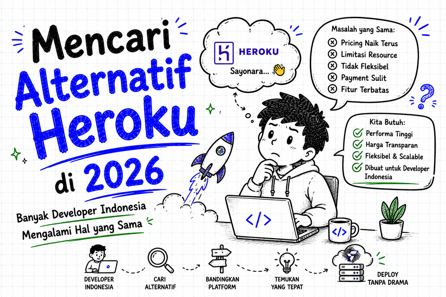Mencari Alternatif Heroku di 2026? Banyak Developer Indonesia