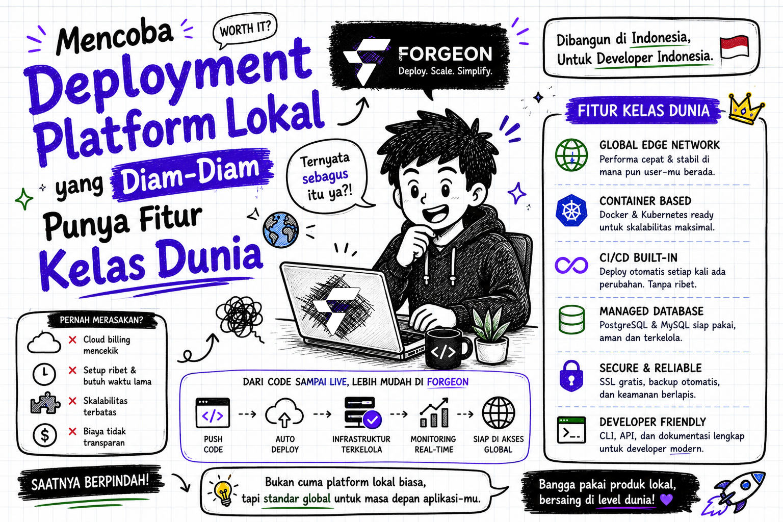 Mencoba Deployment Platform Lokal yang Diam-diam Punya Fitur Kelas