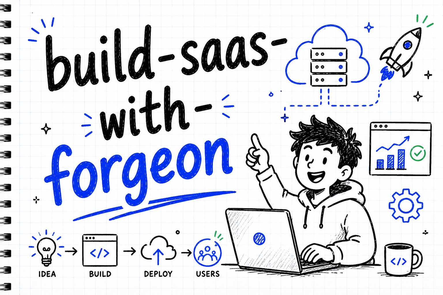 Build SaaS with Forgeon — We Create Founders, Not Followers