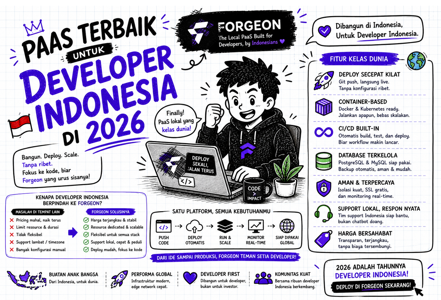 PaaS Terbaik untuk Developer Indonesia di 2026