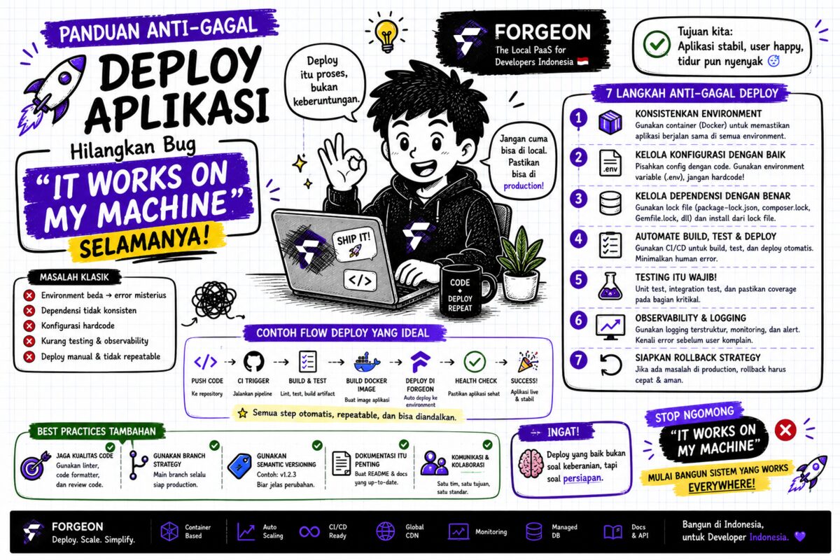 Panduan "Anti-Gagal" Deploy Aplikasi? Hilangkan Bug "It Works on My