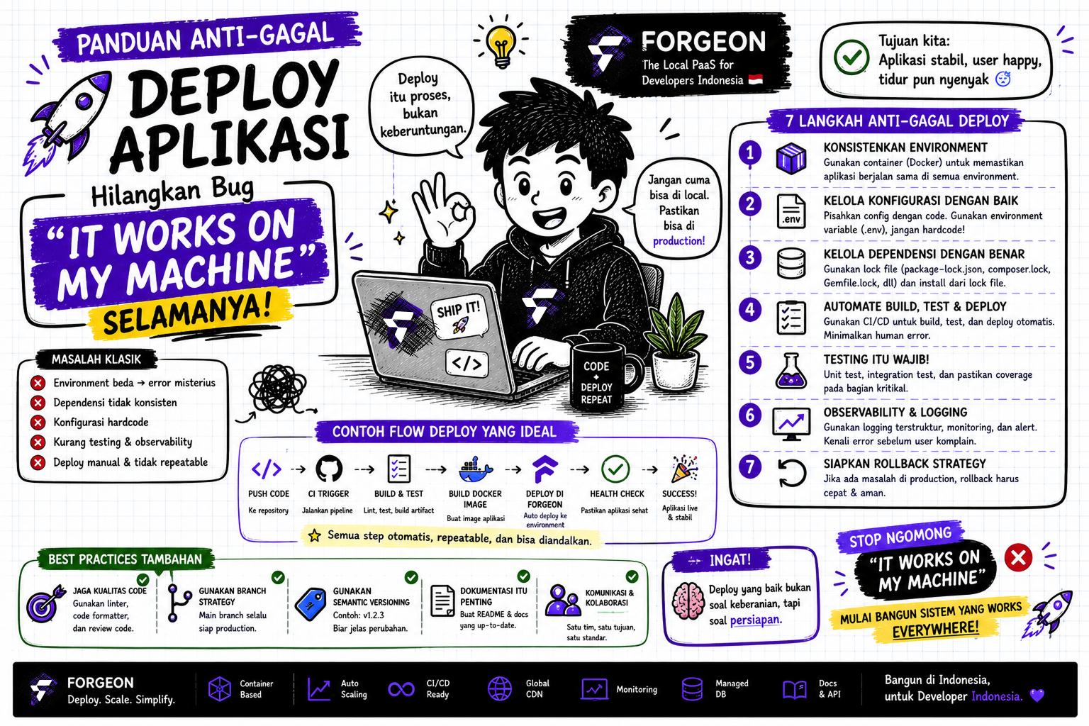 Panduan "Anti-Gagal" Deploy Aplikasi? Hilangkan Bug "It Works on My