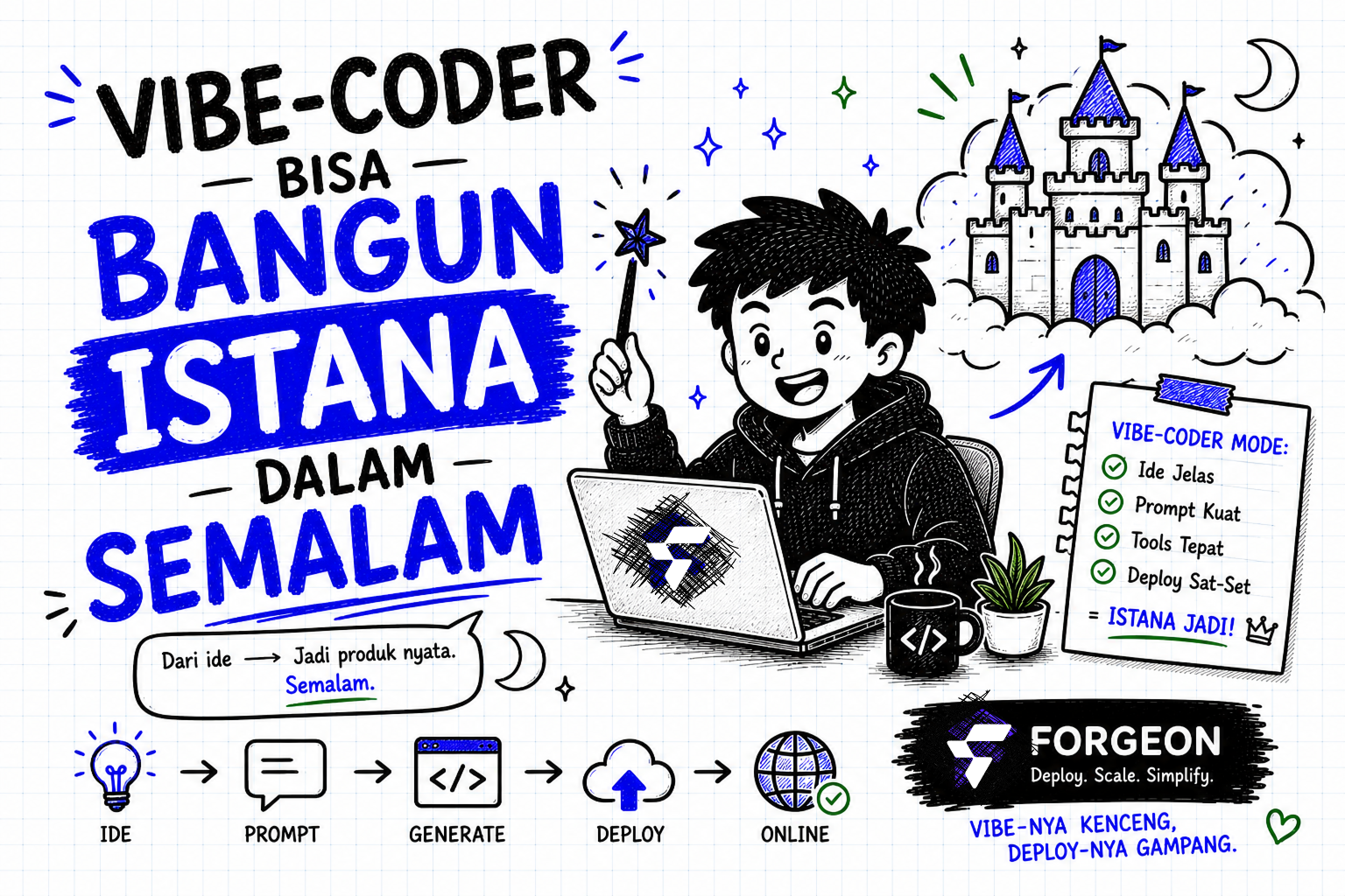 Vibe Coder Bisa Bangun Istana dalam Semalam?